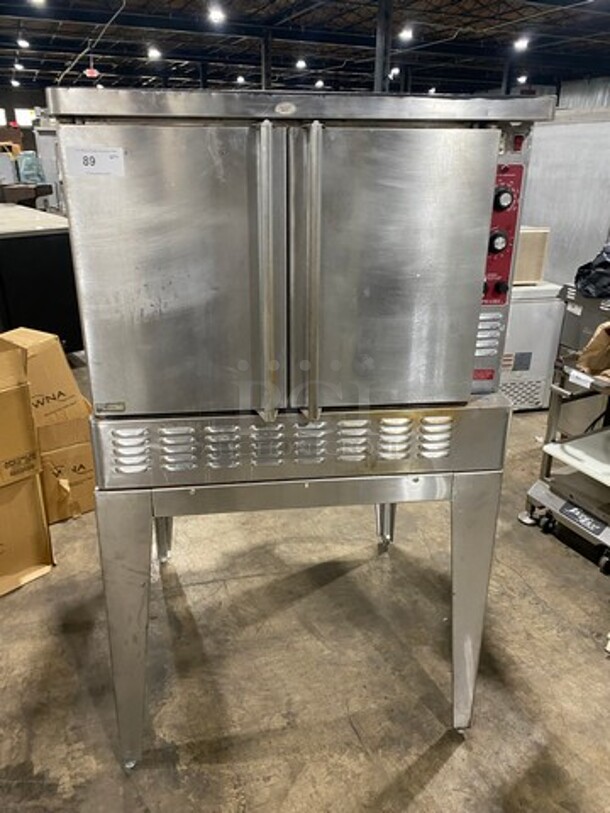 Blodgett Zephaire Edition Commercial Convection Oven! With Solid Doors! Metal Oven Racks! All Stainless Steel! On Legs! - Image 1 of 7