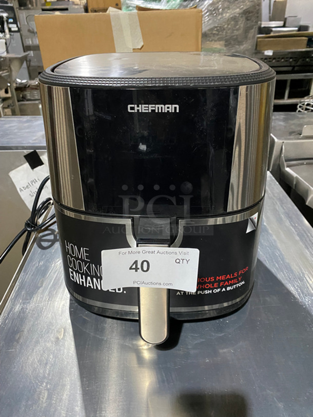 Chefman Countertop Digital Air Fryer! Model: RJ38SQSS8T 120V 60HZ