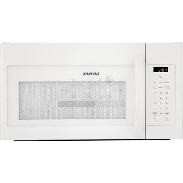 BRAND NEW SCRATCH AND DENT! 2022 Tappan TMOS1613AW White 1.6 cu ft. Over the Range Microwave. Stock Picture Used For Gallery Picture.