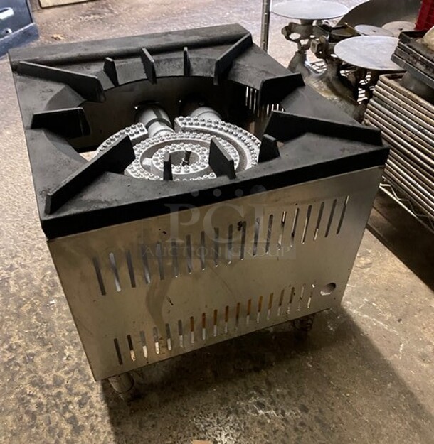 18" Single Burner Cast Iron Gas Stock Pot Range/Stove! - Image 4 of 7