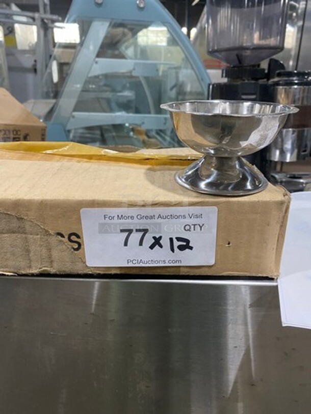 Stainless Steel Dessert Cups! 12x Your Bid! - Image 1 of 2