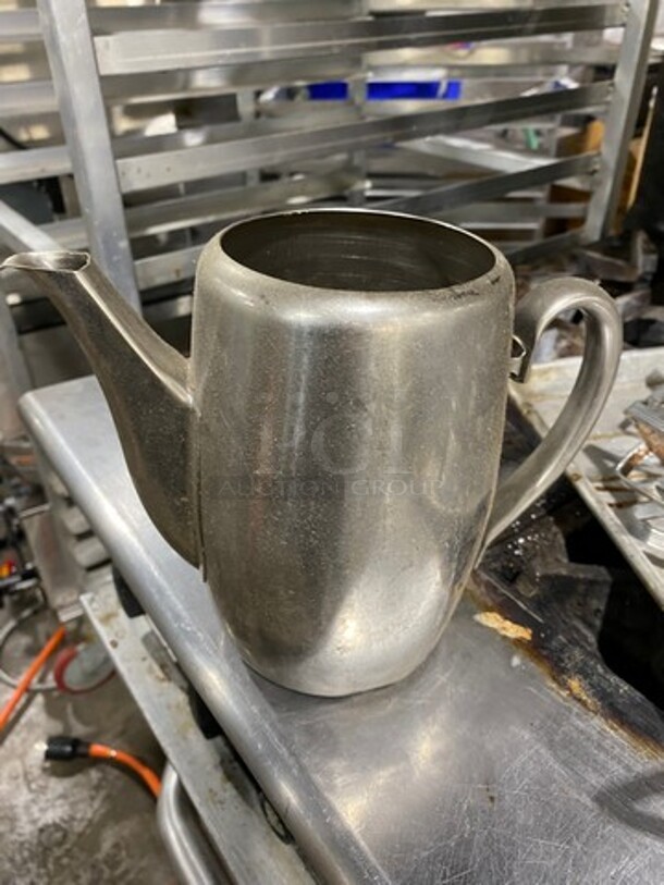 ALL ONE MONEY! MISCELLANEOUS ITEMS! Metal Milk Servers And Metal Tea Pots! - Image 3 of 3