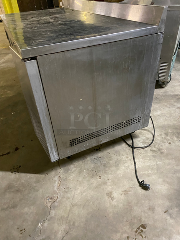 True Commercial Work Top Cooler! With 2 Door Storage Space Underneath! With Poly Coated Racks! All Stainless Steel! On Casters! Model: TWT67 SN: 7838247 115V 60HZ 1 Phase - Image 2 of 8