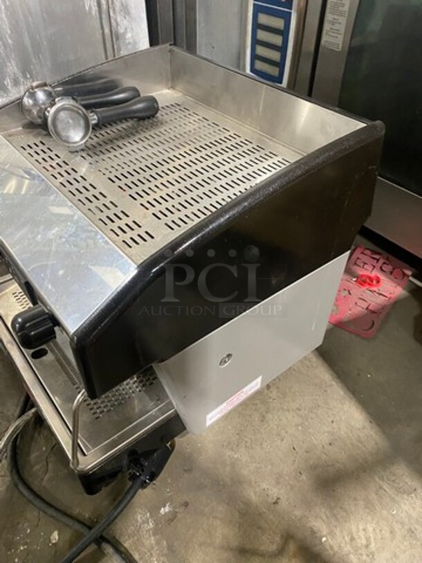 Wega Commercial Countertop Cappuccino/Espresso Machine! All Stainless Steel! Model: EVD1AT SN: 409147 110V - Image 3 of 11