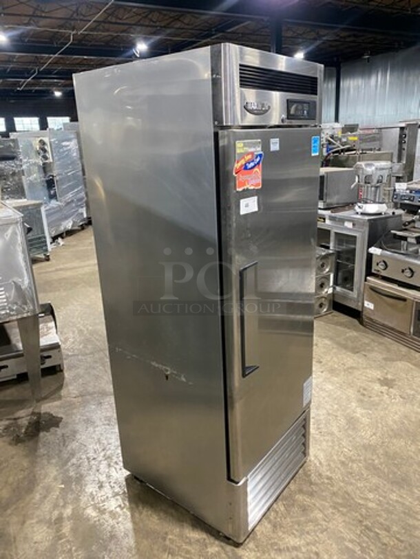 Turbo Air Commercial Single Door Reach-In Freezer! With Poly Coated Racks! Solid Stainless Steel! Maximum Series Model: MSF23NM SN: NF23309052 110/120V 60HZ 1 Phase - Image 2 of 9