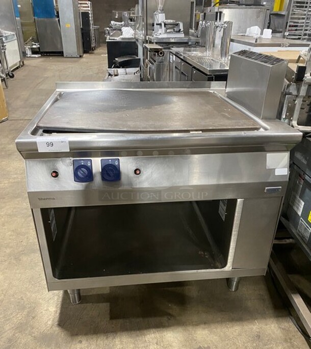 Electrolux Natural Gas Powered All Stainless Steel Plancha Flat Grill! ERMA Edition! Built On Stainless Steel Stand! On Legs!
