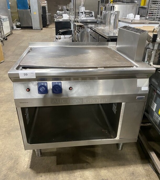 Electrolux Natural Gas Powered All Stainless Steel Plancha Flat Grill! ERMA Edition! Built On Stainless Steel Stand! On Legs! - Image 1 of 9