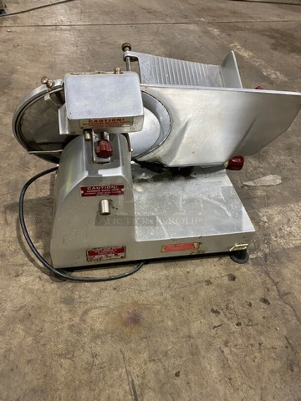 Fleetwood Commercial Countertop Deli/Meat Slicer! All Stainless Steel! Model: EF12 SN: EF12D977274 115V 60HZ 1 Phase - Image 4 of 10
