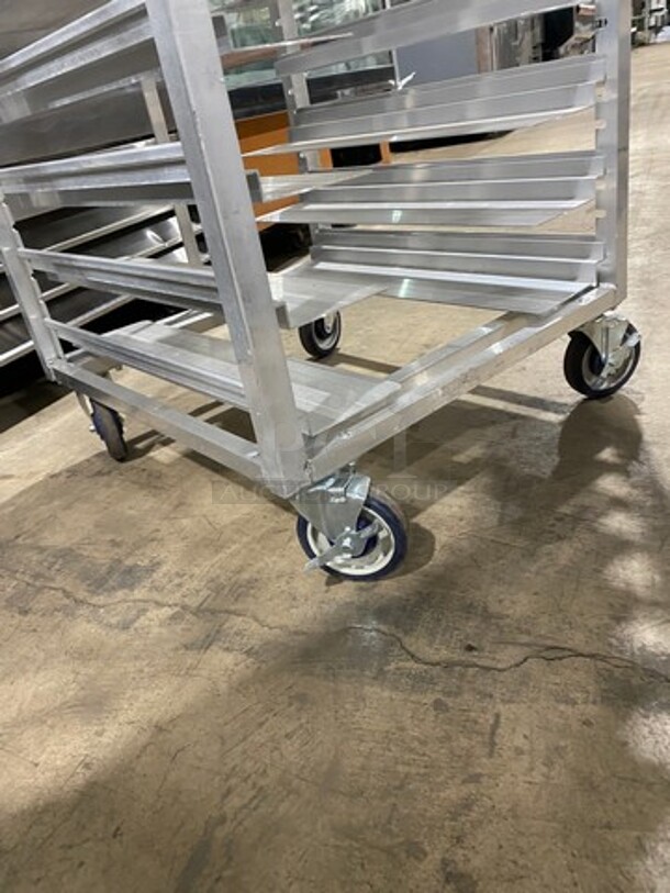 Channel Metal Commercial Pan Transport Rack! On Casters! Model: AUR12 - Image 4 of 5