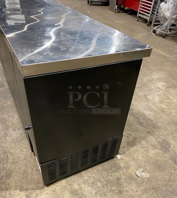 Continental Refrigerator 2 Door Slide Glass Bar Back Cooler! MODEL BBC69-SQD SN:14746704 115V 1PH  - Image 4 of 7