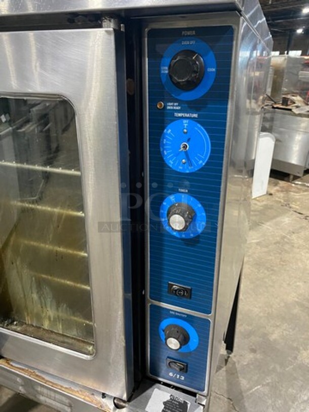 Duke Commercial Natural Gas Powered Convection Oven! With View Through Doors! Metal Oven Racks! All Stainless Steel! On Legs! Model: 6/13 - Image 6 of 7