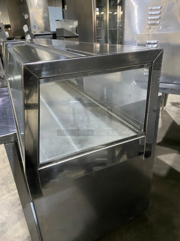 Yamasho Commercial Countertop Refrigerated Sushi Showcase Merchandiser! With 2 Sliding Rear Doors! Stainless Steel Body! Model: 1200NMSL SN: 2090152 115V 60HZ - Image 3 of 8