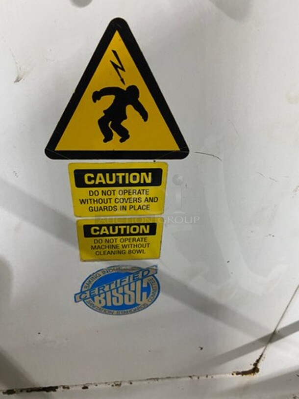 GREAT! Excalibur Commercial Floor Style Spiral Mixer! With Bowl Guard And Mixing Bowl! With Spiral Hook Attachment! Model: 200A SN: 970268 208V 3 Phase - Image 8 of 11