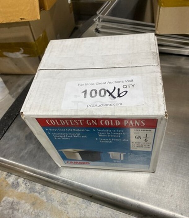 NEW! Cambro Coldfest 1/6x6" Food Pans! 6x Your Bid! - Image 1 of 2