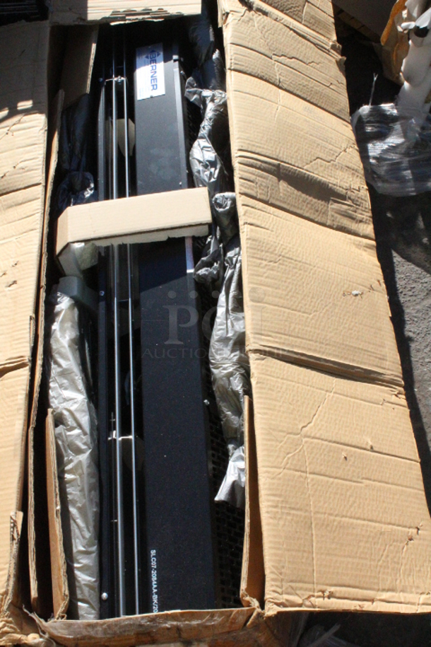 BRAND NEW SCRATCH & DENT! Berner Air Curtains Sanitation Certified Low Profile 7 SLC07-2084AA-BK 84" Black Ambient Air Curtain - Image 3 of 3