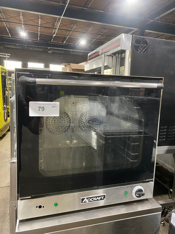 Adcraft Commercial Countertop Electric Powered Convection Oven! With View Through Door! All Stainless Steel! Model: COH2670W SN: 18010020013 220V - Image 1 of 8
