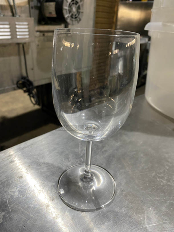Wine Glasses! Includes Poly Cup Crate! 3x Your Bid! - Image 3 of 6
