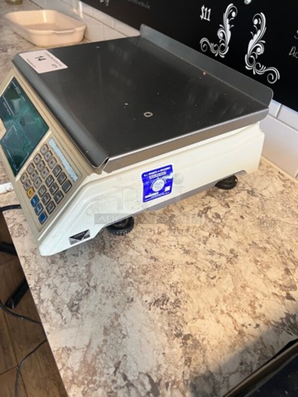 CAS Commercial Countertop Digital Weight/Price Scale! WORKING WHEN REMOVED! Model: S2000 - Image 3 of 4