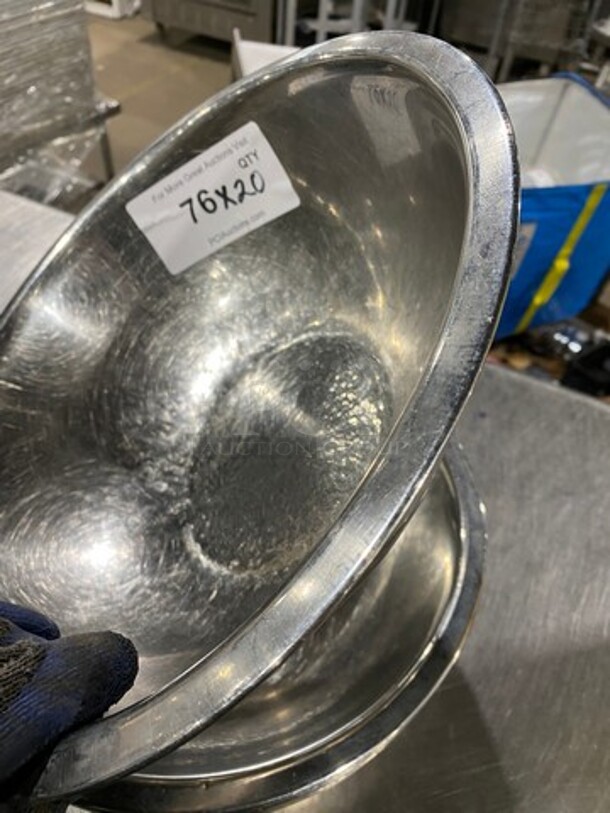 Stainless Steel Mixing Bowls! 20x Your Bid! - Image 6 of 6