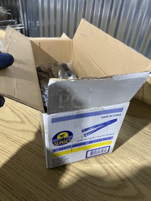 9" Heavy Weight Food Tongs!  - Image 1 of 4