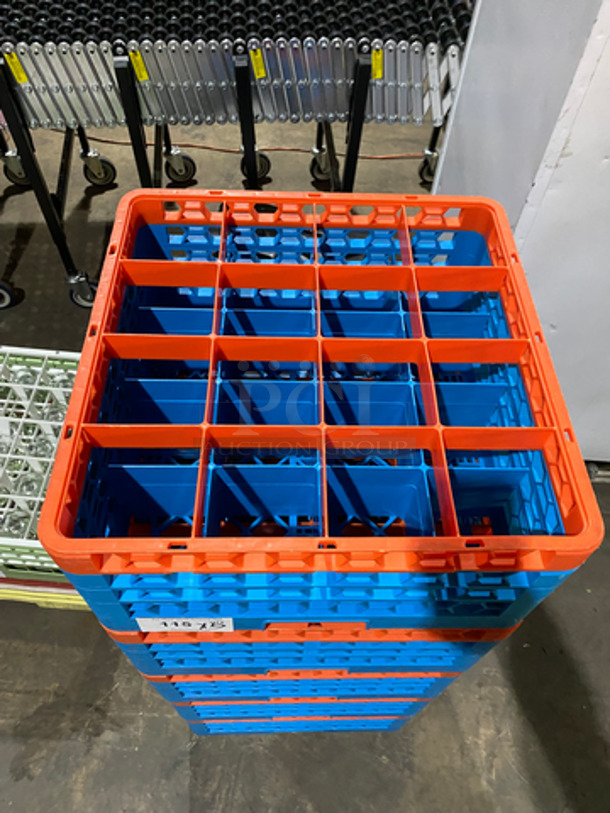 Blue And Orange Poly Cup Crates! 5x Your Bid! - Image 2 of 4