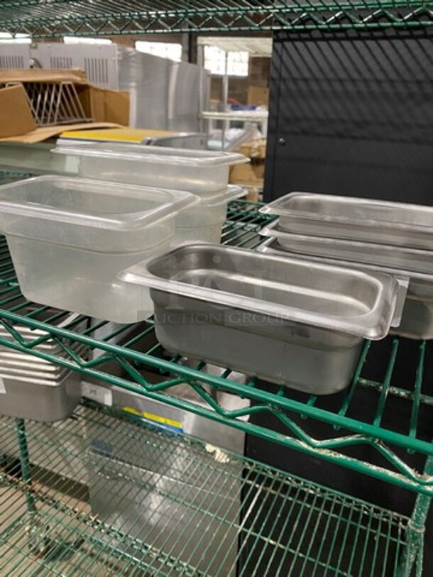 MISCELLANEOUS! Winco Commercial Steam Table/ Prep Table Food Pans! All Stainless Steel! Cambro Clear Poly Food Containers! 7x Your Bid! - Image 5 of 10