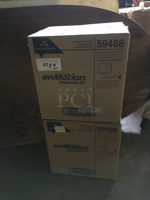 NEW! IN THE BOX! Georgia Pacific Wall Mount Motion Activated Paper Towel Dispenser! 2x Your Bid! - Image 1 of 3