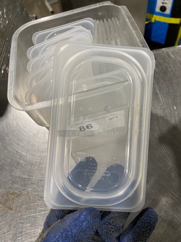 ALL ONE MONEY! Cambro Clear Poly Food Container Lids! - Image 4 of 7