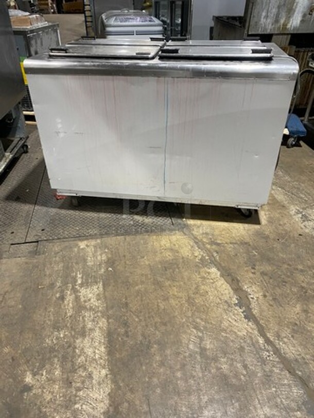 Kelvinator Commercial 2 Door Ice Cream Freezer/ Dipping Cabinet! All Stainless Steel! - Image 4 of 8