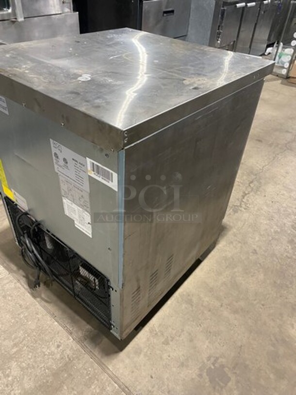 Ikon Commercial Single Door Lowboy/Worktop Cooler! With Poly Coated Racks! All Stainless Steel! Model KUC27 SN: KUC279026232 115V 1PH - Image 4 of 10