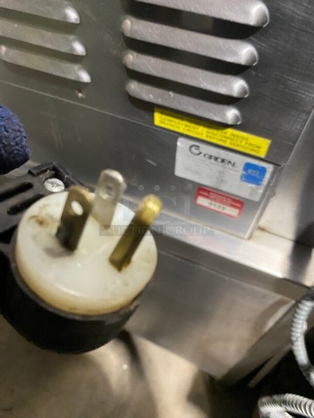 Groen Commercial Natural Gas Powered Dual Cabinet Steamer! All Stainless Steel! On Legs! Model: HY6SG - Image 12 of 12