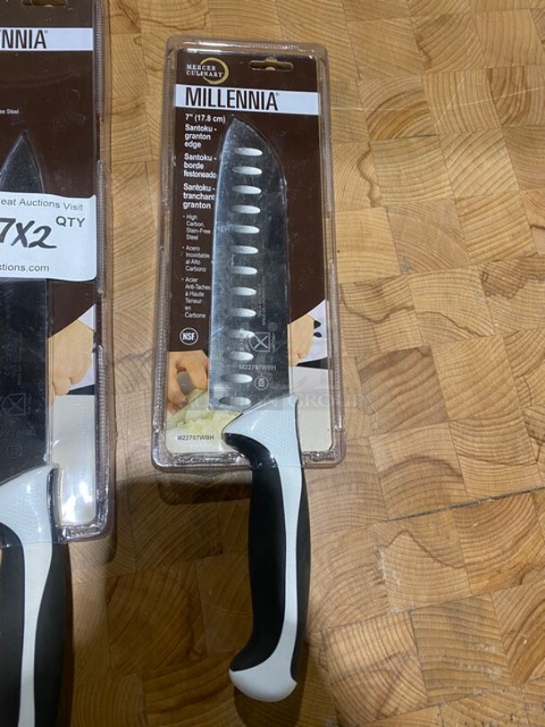 NEW! Millennia Stainless Steel Chefs Knifes! 2x Your Bid! - Image 2 of 9