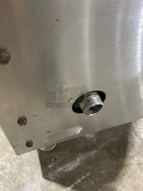 Keating All Stainless Steel 36 Inch Countertop Natural Gas Powered Thermostatic Control Flat Grill! With Back & Side Splashes! On Legs! - Image 7 of 7