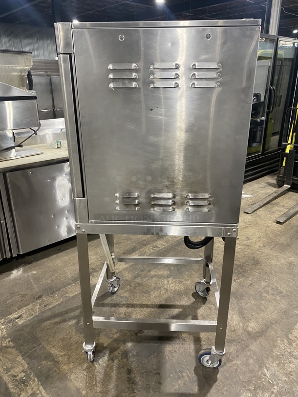 Stellar Steam Commercial Electric Powered Steamer! All Stainless Steel! On Commercial Casters! MODEL CAPELLA6  SN:021206078! 208V! - Image 2 of 9