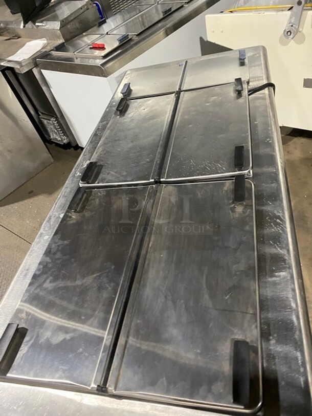 Cnelson All Stainless Steel Commercial Ice Cream Dipping Cabinet With Solid lids! MODEL BD10 SN:0602004 115V  - Image 5 of 9