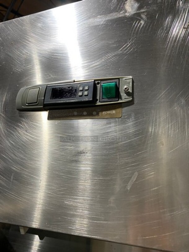 Commercial 2 Door Reach In Cooler! With Poly Coated Racks! All Stainless Steel! On Legs! Model: SFC1200BT SN: ZT33571200003 220V 60HZ 1 Phase - Image 8 of 10