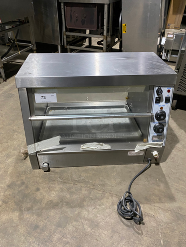Commercial Countertop Heated Food Display Case! Front And Back Access Doors! Stainless Steel Body! - Image 1 of 9