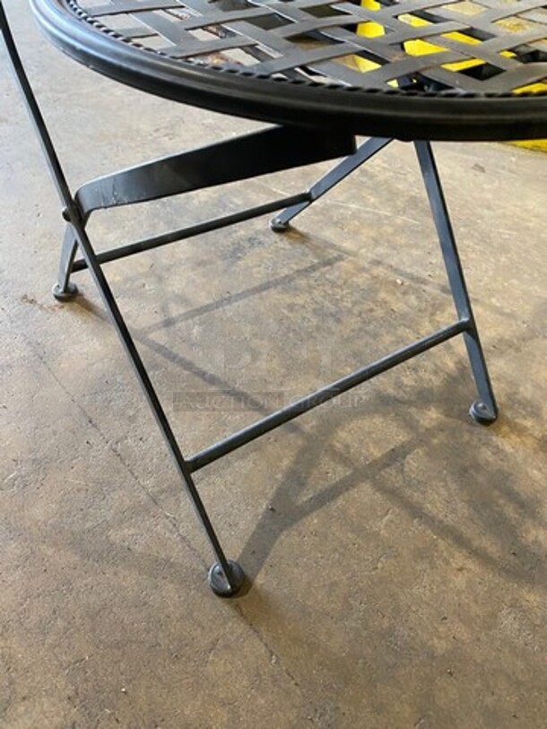 Black Metal Foldable Patio Chairs! 10x Your Bid! - Image 6 of 6