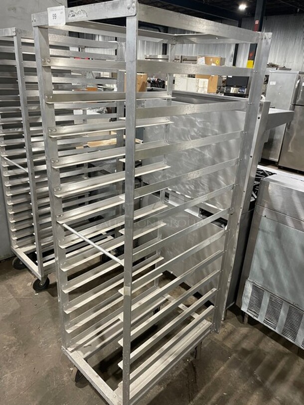 Metro Heavy Duty Commercial 12 Pan Transport Rack! On Casters! - Image 2 of 7