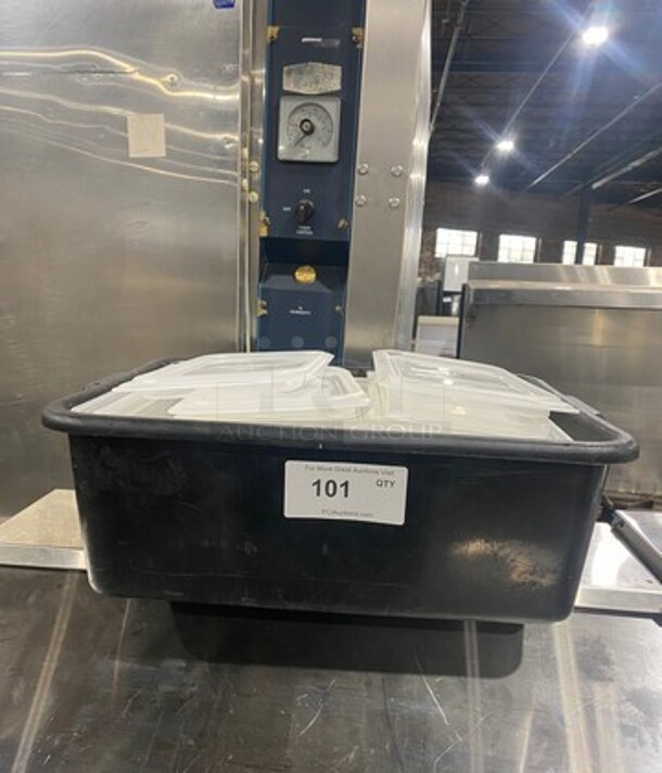 ALL ONE MONEY! Cambro Clear Poly Food Container Lids! - Image 1 of 7