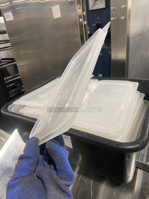 ALL ONE MONEY! Cambro Clear Poly Food Container Lids! - Image 5 of 7