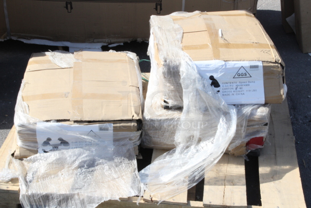 BRAND NEW SCRATCH AND DENT! Grainger 29NH26 Speed Bump, Rubber, Black/Yellow, 9 Ft Lg, 24 Inch Width, 1 1/8 Inch Height, 3x Your Bid. Boxes are damaged.  - Image 2 of 6