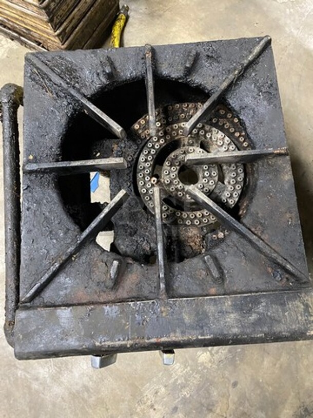 Commercial Countertop Gas Powered Single Burner Stock Pot Range! On Small Legs! - Image 5 of 8