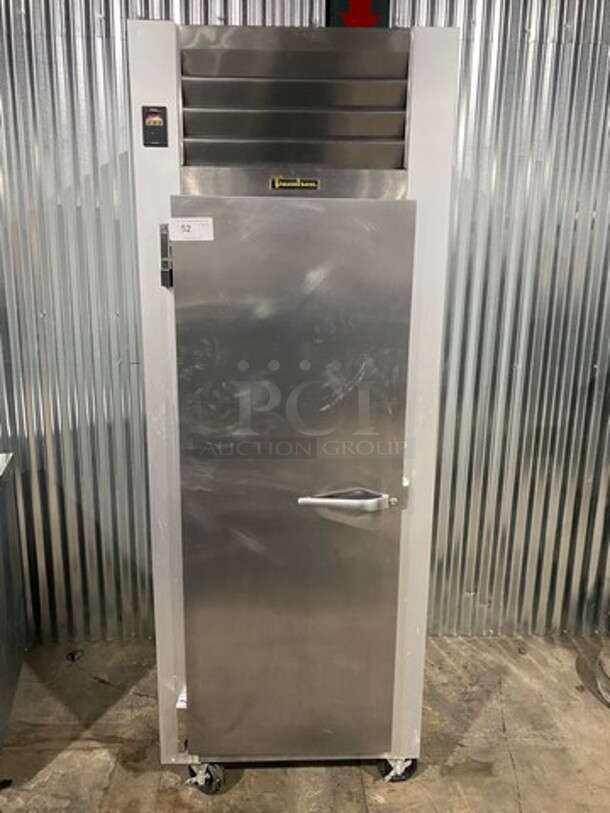 Traulsen Commercial Single Door Reach In Freezer! With Poly Coated Racks! All Stainless Steel! Model: G12011 SN: T41822L06! 115V 60HZ 1 Phase! On Casters! - Image 1 of 10