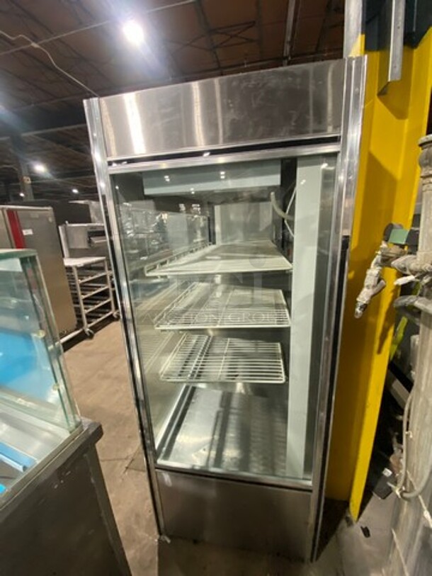 Leader Commercial Reach In Cooler Merchandiser! Glass All Around! With Rear Access Sliding Doors! Poly Coated Racks! Model: LS54SC SN: PT09S2914 115V 60HZ 1 Phase - Image 2 of 9