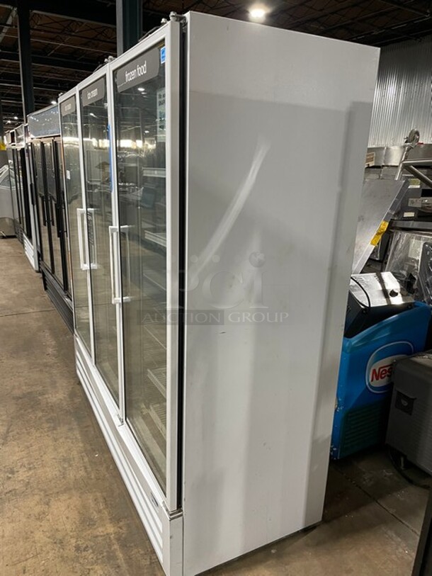 Masterbilt Standex Commercial Triple Glass Reach In Freezer Merchandiser! With Poly Coated Racks! 115/220V 1 Phase! Model: BLG-74-HGP SN: 199124 LEE01! - Image 2 of 9