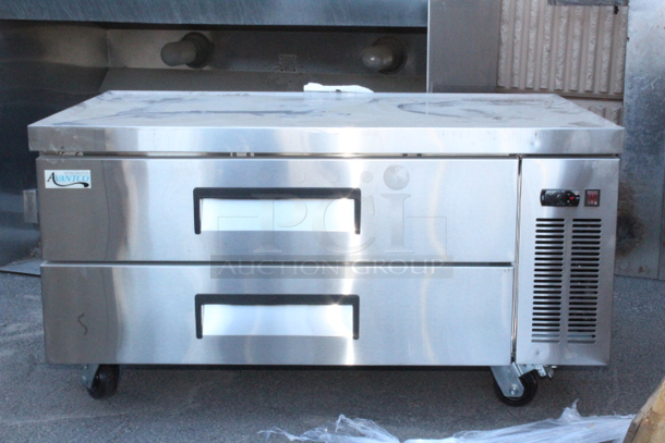 BRAND NEW SCRATCH & DENT! Avantco CBE-48-HC 48" 2 Drawer Refrigerated Chef Base. 115v S/N: 945852485 7032 2312 48-3/8x32-1/8x25-3/16 - Image 2 of 7