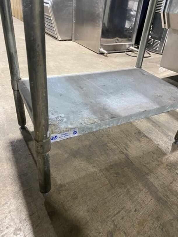 Hally Solid Stainless Steel Work Top/ Prep Table! With Storage Space Underneath! On Legs! - Image 6 of 8