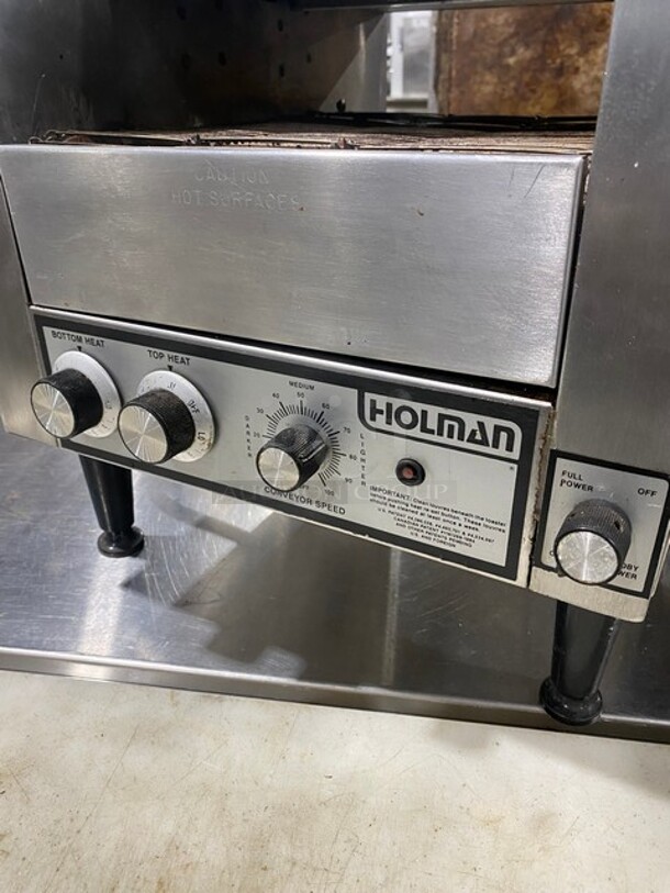 Holman! Stainless Steel!
 Conveyor Toaster! 120V! 60HZ! - Image 7 of 9