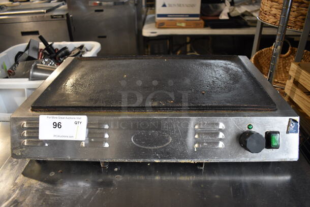 Stainless Steel Commercial Countertop Electric Powered Flat Top Griddle. 115 Volts, 1 Phase. - Image 1 of 6